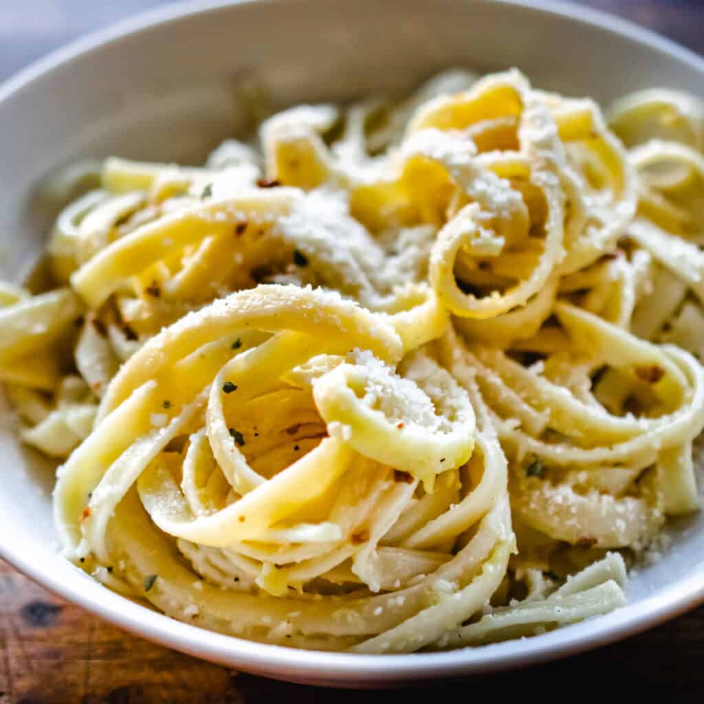 Creamy Acorn Squash Pasta - The Frozen Biscuit