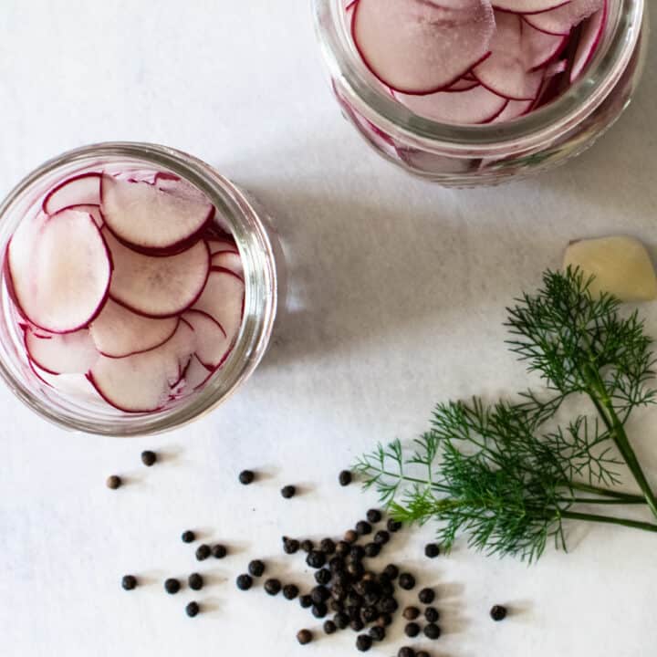 Refrigerator Pickled Radishes The Frozen Biscuit