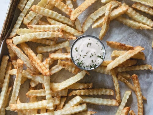 How To Make Crinkle-Cut Fries - The Frozen Biscuit
