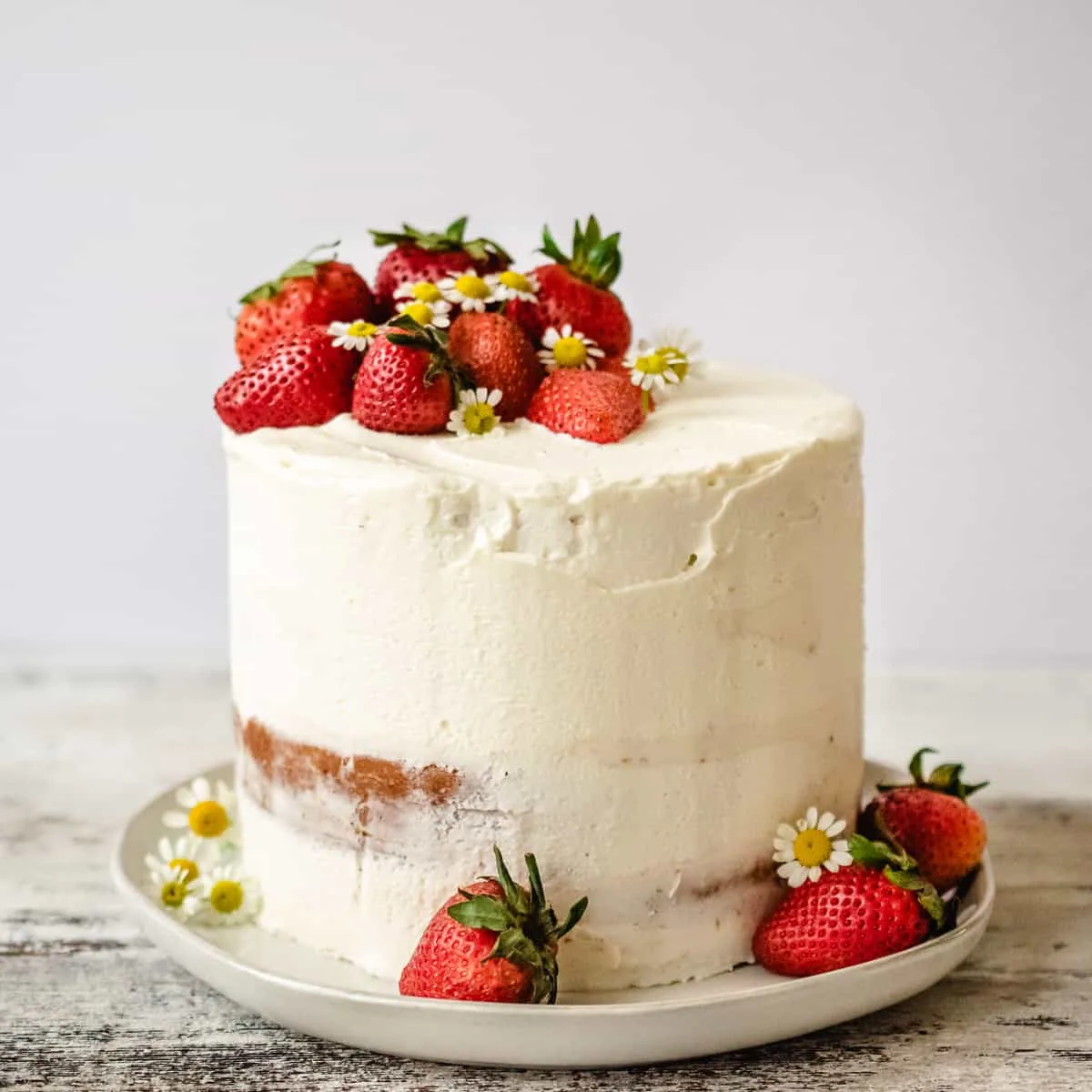 Strawberry and Cream Layer Cake Recipe - NYT Cooking
