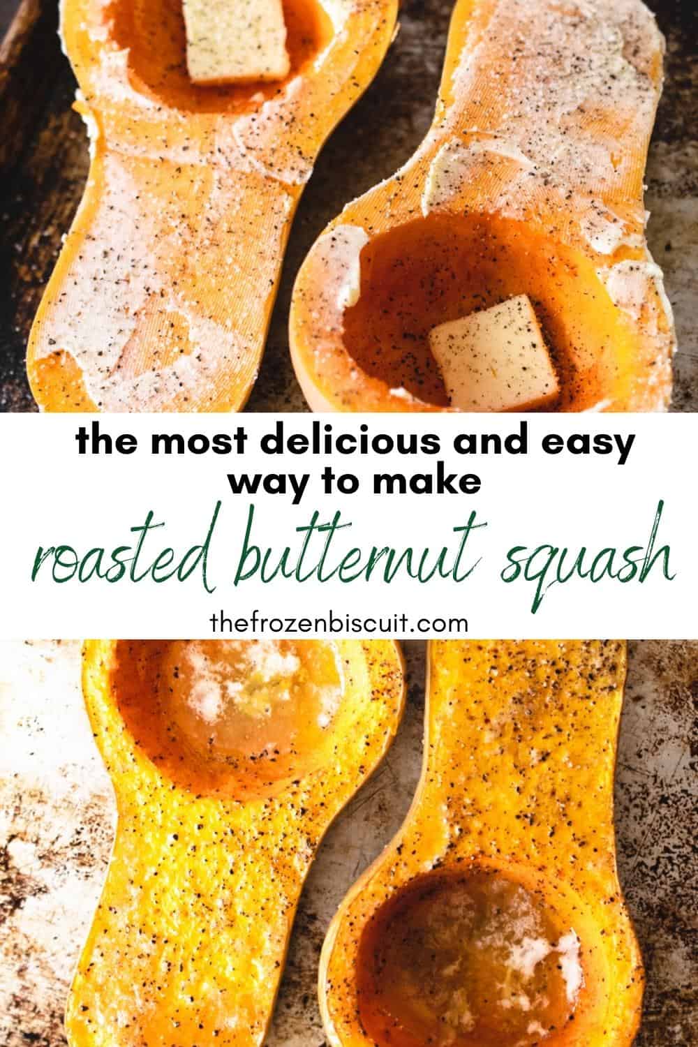 How to Bake Butternut Squash in the Oven - The Frozen Biscuit