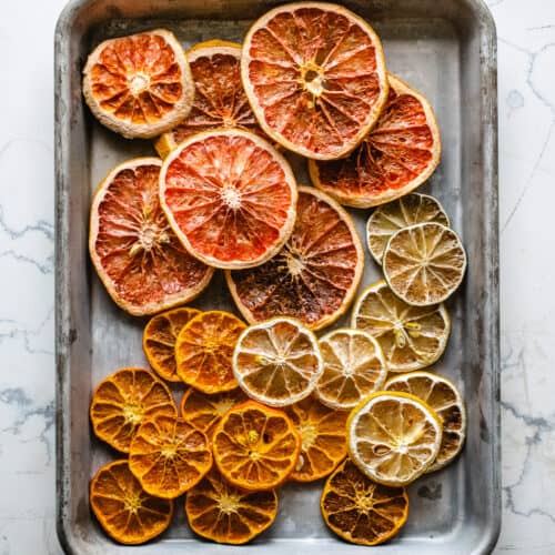 Dried orange & lemon slices recipe